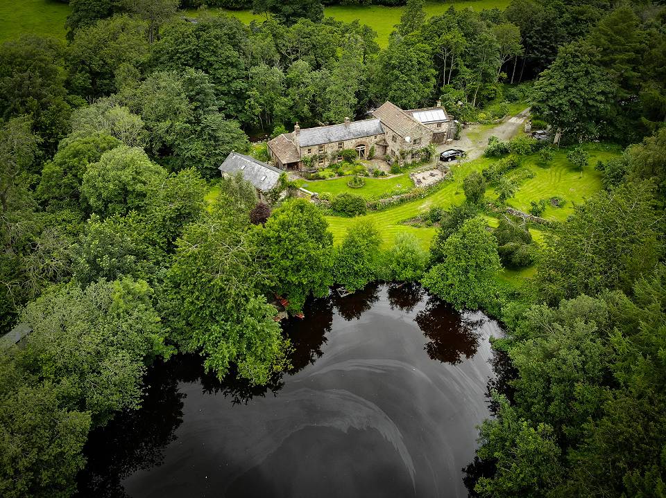 Ravenbridge Mill from the air